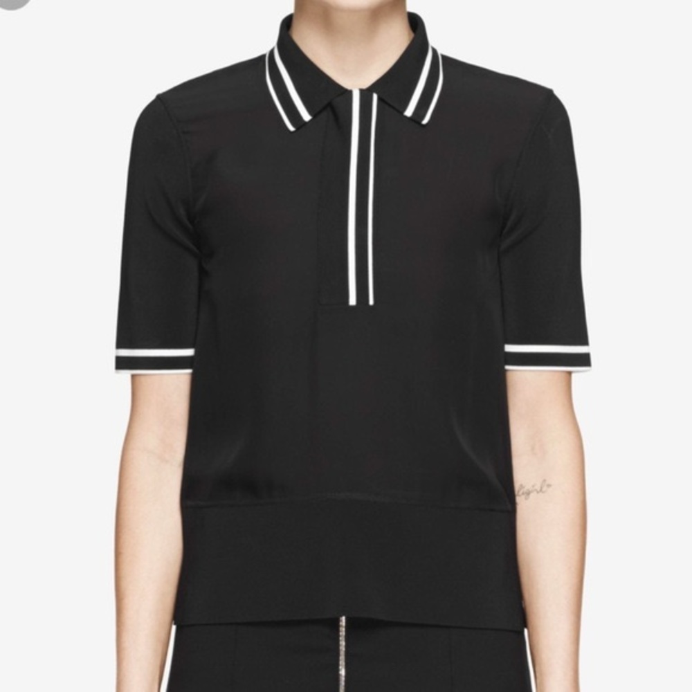 Rag and Bone Dana Silk Polo